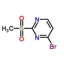 4-Bromo-2-(methylsulfonyl)pyrimidine Structure