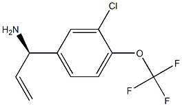 (1r)-1-[3-chloro-4-(trifluoromethoxy)phenyl]prop-2-enylamine Structure