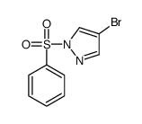 4-Bromo-1-(phenylsulfonyl)-1H-pyrazole structure