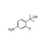 2-(4-氨基-2-氟苯基)-2-丙醇结构式