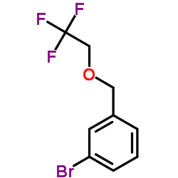 1-Bromo-3-[(2,2,2-trifluoroethoxy)methyl]benzene Structure