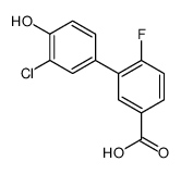 3-(3-chloro-4-hydroxyphenyl)-4-fluorobenzoic acid Structure