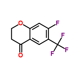 7-Fluoro-6-(trifluoromethyl)-2,3-dihydro-4H-chromen-4-one结构式