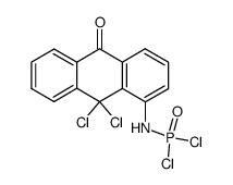 1-dichlorophosphorylamino-9,9-dichloro-10-anthrone Structure