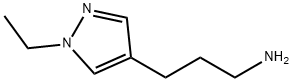 3-(1-ethyl-1H-pyrazol-4-yl)propan-1-amine Structure