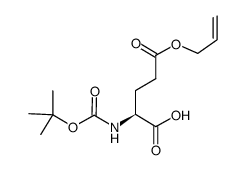 (S)-5-(烯丙氧基)-2-((叔丁氧基羰基)氨基)-5-氧代戊酸图片