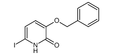 3-(benzyloxy)-6-iodopyridin-2(1H)-one结构式