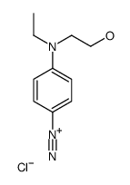 4-[ethyl(2-hydroxyethyl)amino]benzenediazonium,chloride Structure