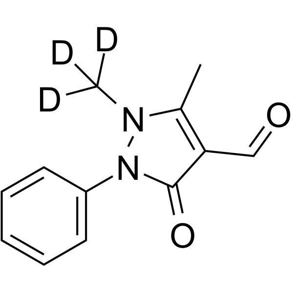 4-Formyl antipyrine-d3 Structure