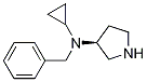 Benzyl-cyclopropyl-(S)-pyrrolidin-3-yl-aMine Structure