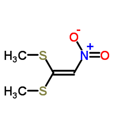 1-nitro-2,2-bis(methylthio)ethylene Structure