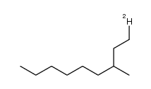 1-deutero-2-methylnonane结构式