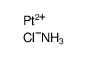 azane,platinum(2+),dichloride Structure