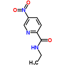 N-Ethyl-5-nitro-2-pyridinecarboxamide结构式