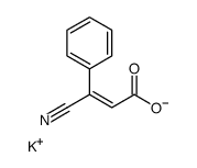 potassium,3-cyano-3-phenylprop-2-enoate Structure