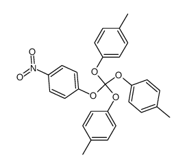 p-nitrophenyl tris(p-methylphenyl) orthocarbonate结构式