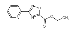 ETHYL 3-(PYRIDIN-2-YL)-1,2,4-OXADIAZOLE-5-CARBOXYLATE Structure