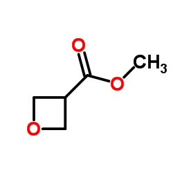 氧杂环丁烷-3-羧酸甲酯结构式