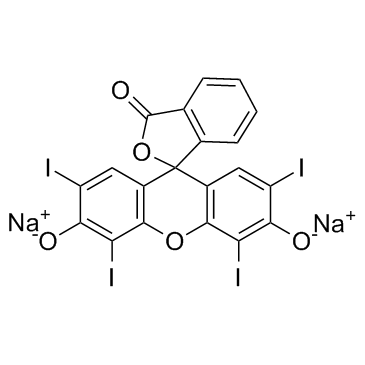 赤藓红B结构式