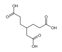 4-(carboxymethyl)heptanedioic acid Structure