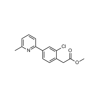 2-(2-氯-4-(6-甲基吡啶-2-基)苯基)乙酸甲酯图片