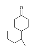 4-(2-methylpentan-2-yl)cyclohexan-1-one Structure