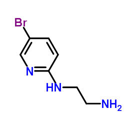 N1-(5-Bromopyrid-2-yl)ethane-1,2-diamine Structure