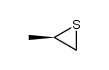 (R)-(+)-methylthiirane structure