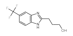 2-(3-Hydroxy-n-propyl)-5-(trifluoromethyl)-benzimidazole Structure