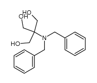 N,N-dibenzyl tris(hydroxymethyl)aminomethane Structure