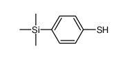 P-(TRIMETHYLSILYL)BENZENETHIOL Structure