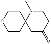 9-Oxa-1-azaspiro[5.5]undecan-4-one, 1-methyl- Structure