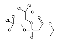 ethyl 2-[bis(2,2,2-trichloroethoxy)phosphoryl]acetate结构式