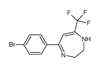 5-(4-bromophenyl)-7-(trifluoromethyl)-2,3-dihydro-1H-1,4-diazepine Structure