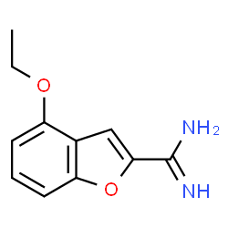 2-Benzofurancarboximidamide,4-ethoxy-(9CI) Structure