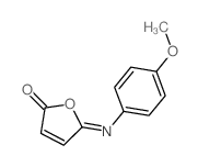 2(5H)-Furanone,5-[(4-methoxyphenyl)imino]- Structure