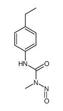 3-(4-ethylphenyl)-1-methyl-1-nitroso-urea Structure