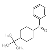 Benzene,[[4-(1,1-dimethylethyl)cyclohexyl]sulfinyl]-, cis- (9CI) structure