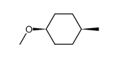 cis-1-Methoxy-4-methylcyclohexane Structure