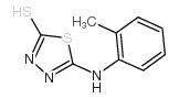 1,3,4-Thiadiazole-2(3H)-thione,5-[(2-methylphenyl)amino]- Structure