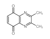 5,8-Quinoxalinedione,2,3-dimethyl- structure