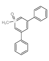 1l4-Thiopyran,1-methyl-3,5-diphenyl-, 1-oxide (9CI)结构式