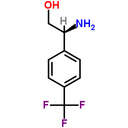 (2S)-2-Amino-2-[4-(trifluoromethyl)phenyl]ethanol structure