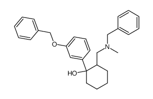 1-(m-Benzyloxyphenyl)-2-(N-methyl-N-benzylaminomethyl)cyclohexanol-(1) Structure