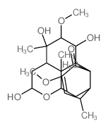 Picras-2-en-1-one,11,13,16-trihydroxy-2,12-dimethoxy-, (11a,12b)- (9CI)结构式