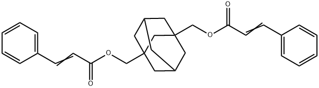 2-Propenoic acid, 3-phenyl-, tricyclo[3.3.1.13,7]decane-1,3-diylbis(methylene) ester (9CI)结构式