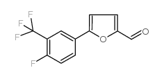 5-[4-FLUORO-3-(TRIFLUOROMETHYL)PHENYL]-2-FURALDEHYDE picture