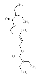 Carbamic acid,diethyl-, 3-methyl-2-pentenylene ester (8CI)结构式