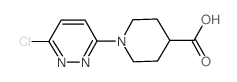 1-(6-氯吡嗪-3-基)-哌啶-4-羧酸结构式