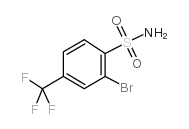 2-Bromo-4-(trifluoromethyl)benzenesulfonamide structure